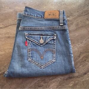 Levi's Blue Denim shorts